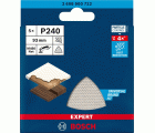 Malla de lija EXPERT M480 para lijadoras delta de 93 mm, G 240, 5 unidades