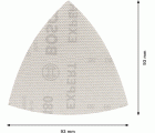 Malla de lija EXPERT M480 para lijadoras delta de 93 mm, G 240, 5 unidades