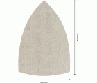 Malla de lija EXPERT M480 para multilijadoras de 100 x 150 mm, G 100, 10 unidades