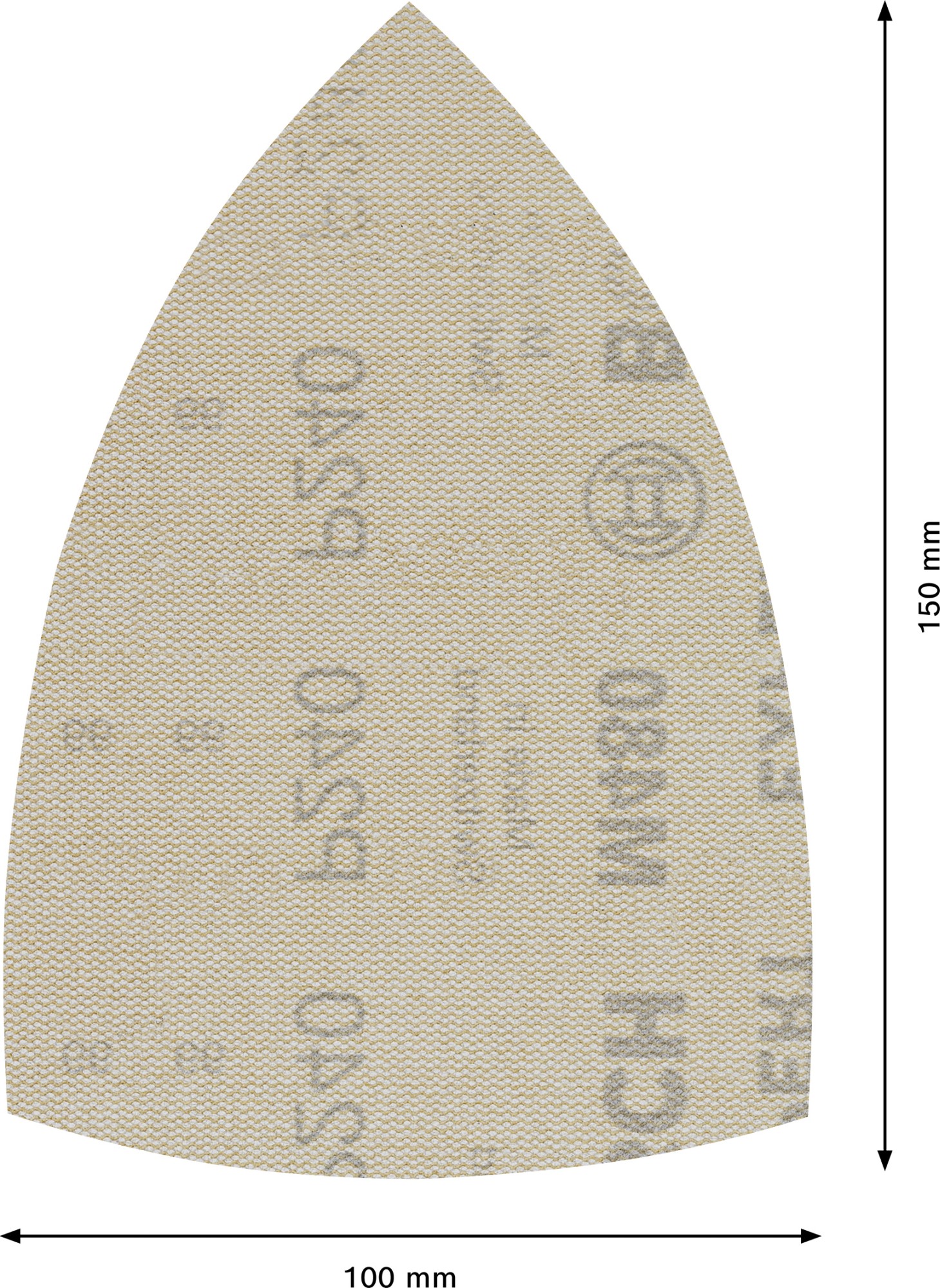 Malla de lija EXPERT M480 para multilijadoras de 100 x 150 mm, G 240, 10 unidades