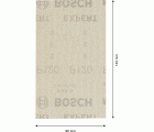 Malla de lija EXPERT M480 para lijadoras orbitales de 80 x 133 mm, G 120, 10 unidades