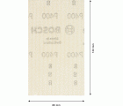 Malla de lija EXPERT M480 para lijadoras orbitales de 80 x 133 mm, G 400, 10 unidades