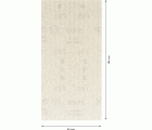 Malla de lija EXPERT M480 para lijadoras orbitales de 93 x 186 mm, G 80, 10 unidades