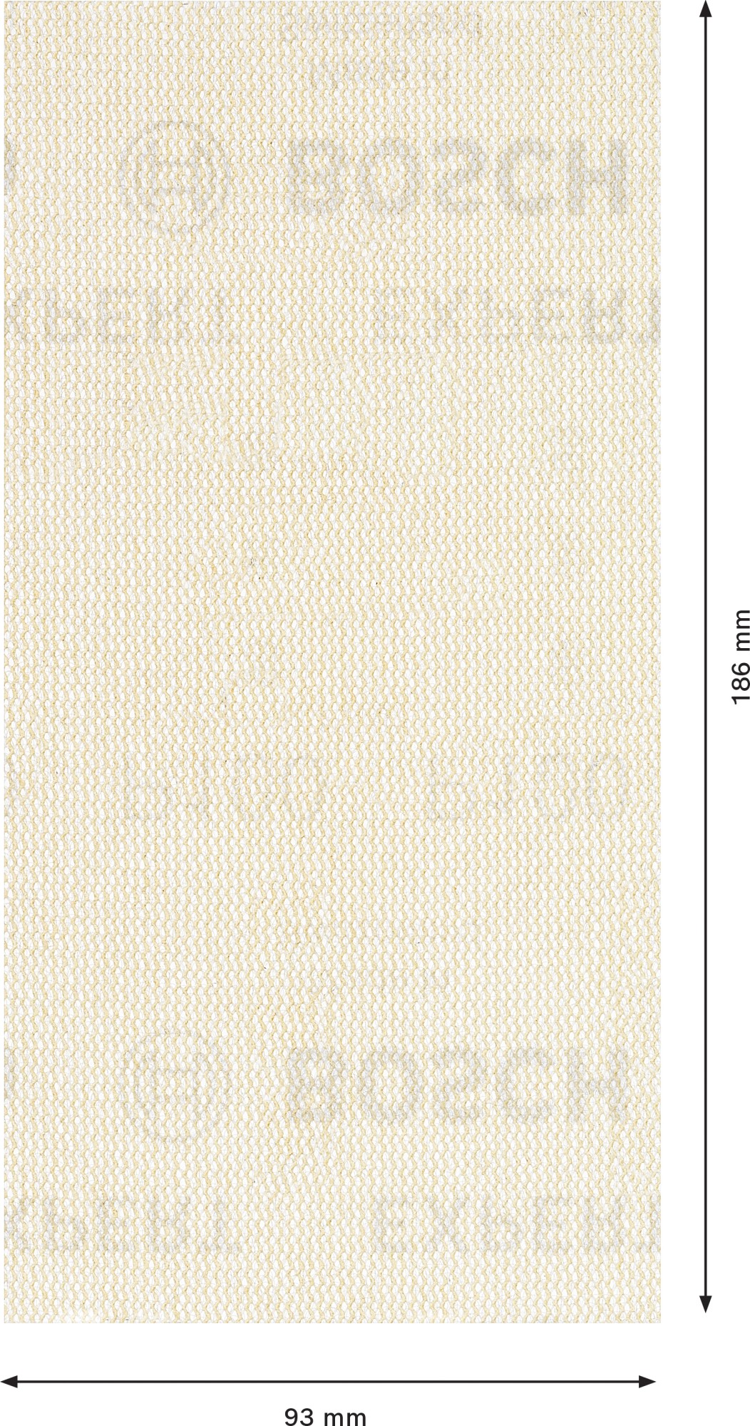 Malla de lija EXPERT M480 para lijadoras orbitales de 93 x 186 mm, G 100, 10 unidades