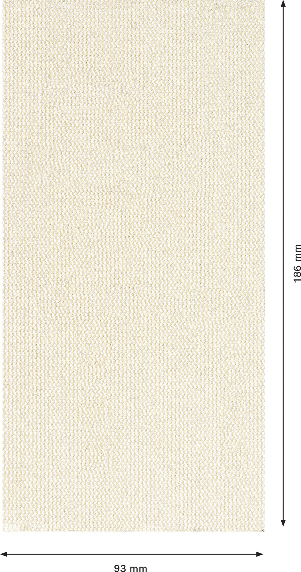 Malla de lija EXPERT M480 para lijadoras orbitales de 93 x 186 mm, G 120, 10 unidades