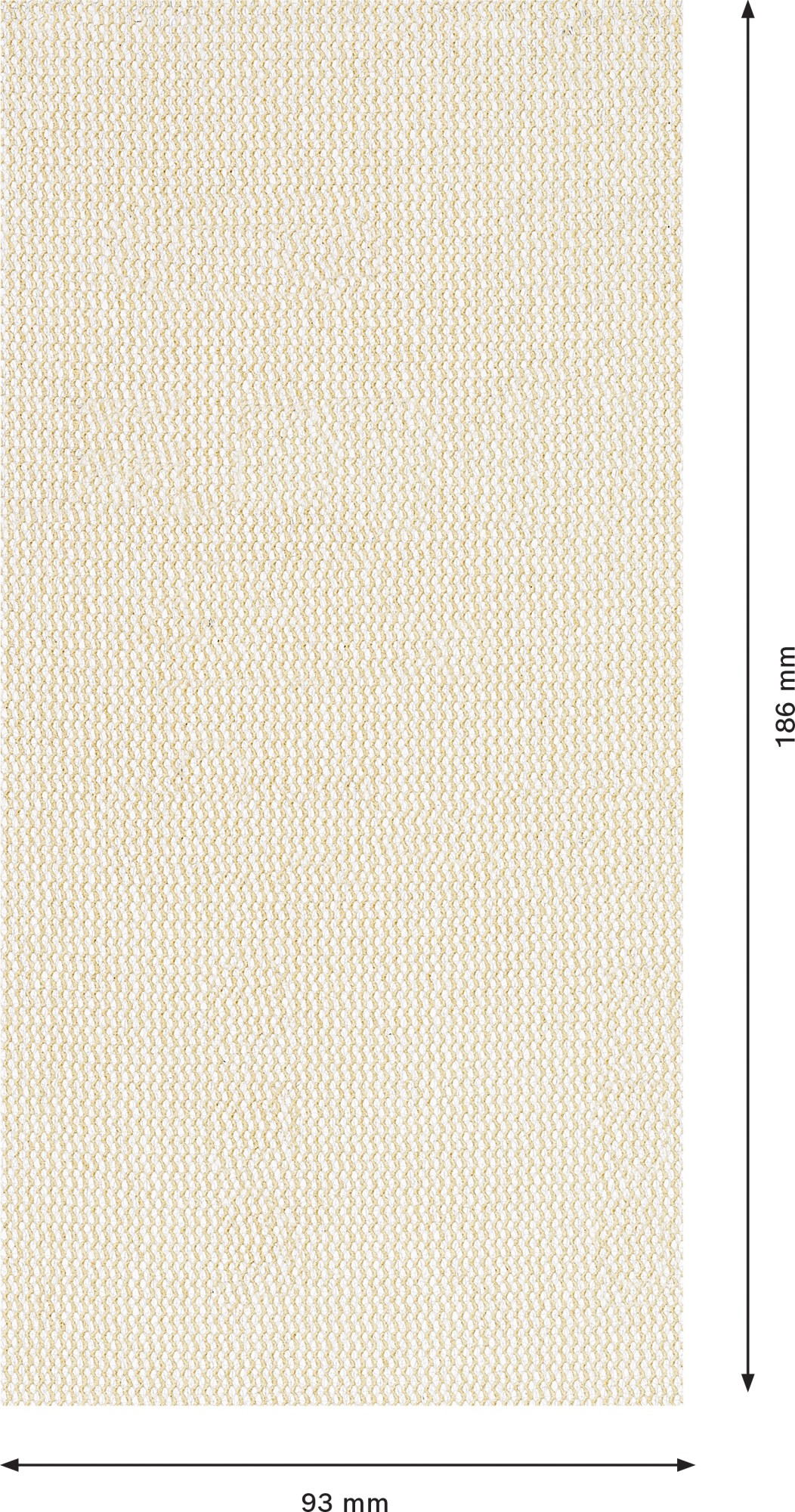 Malla de lija EXPERT M480 para lijadoras orbitales de 93 x 186 mm, G 150, 10 unidades