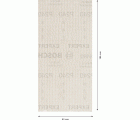 Malla de lija EXPERT M480 para lijadoras orbitales de 93 x 186 mm, G 240, 10 unidades