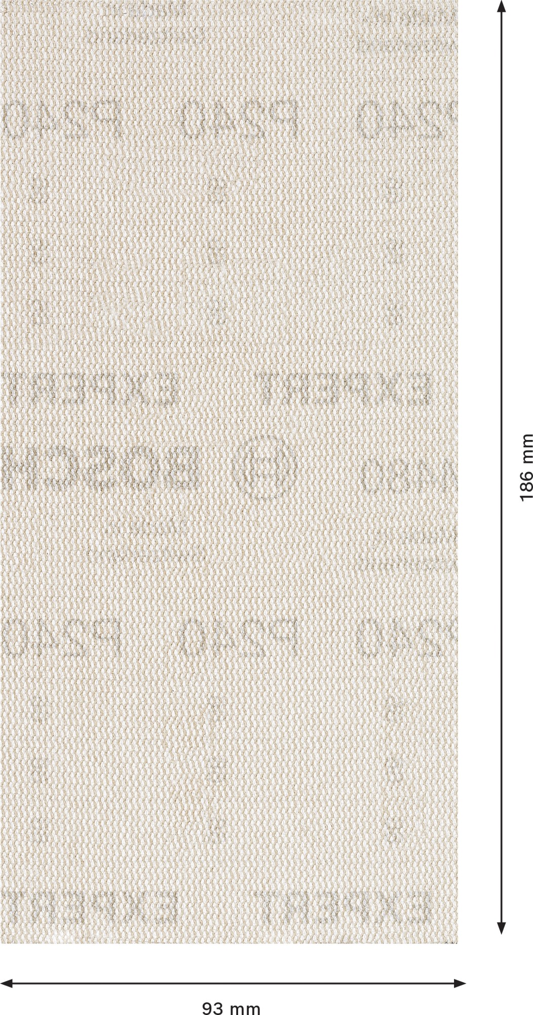 Malla de lija EXPERT M480 para lijadoras orbitales de 93 x 186 mm, G 240, 10 unidades