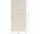 Malla de lija EXPERT M480 para lijadoras orbitales de 93 x 186 mm, G 320, 10 unidades