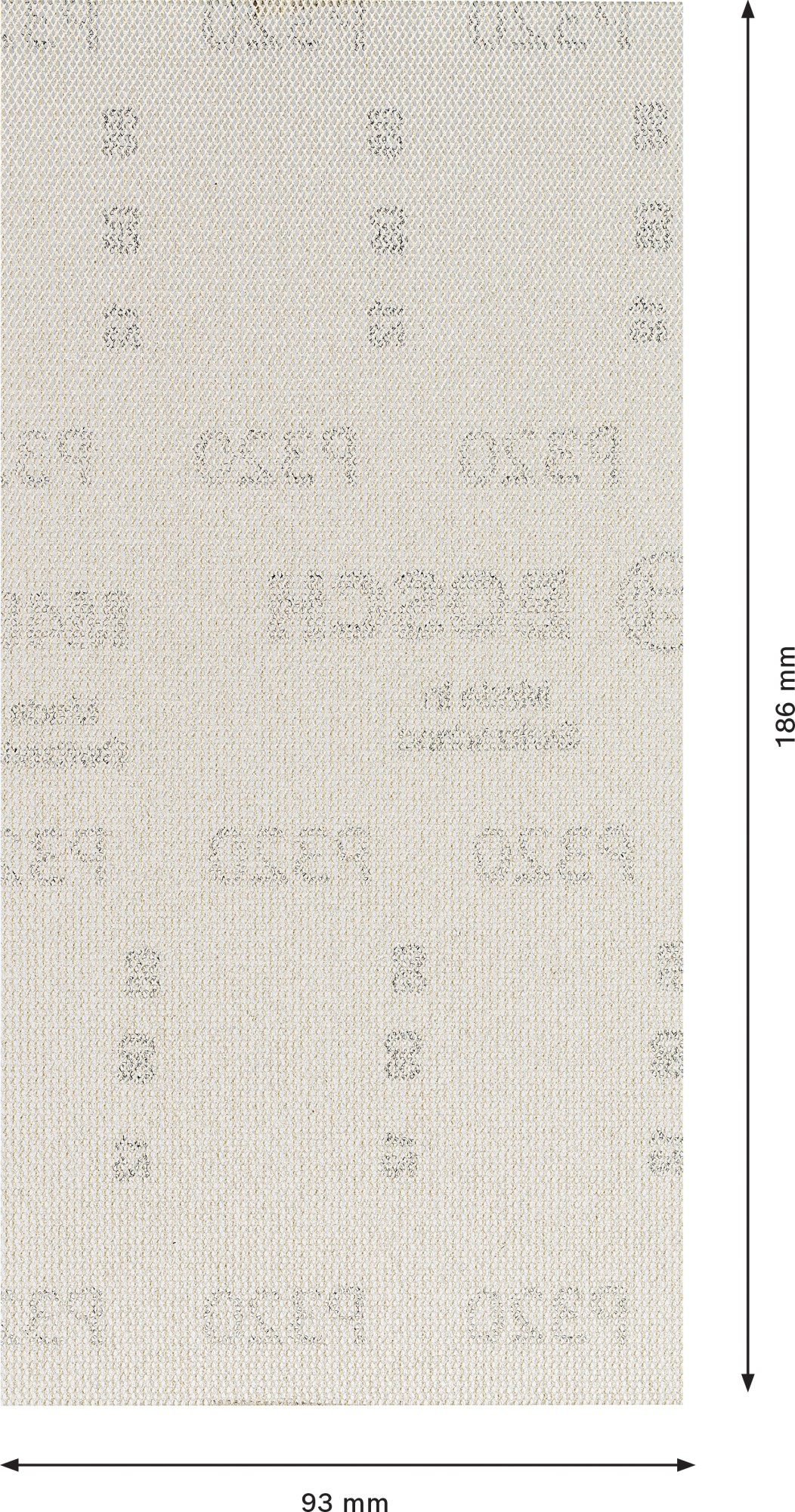 Malla de lija EXPERT M480 para lijadoras orbitales de 93 x 186 mm, G 320, 10 unidades