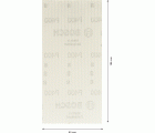 Malla de lija EXPERT M480 para lijadoras orbitales de 93 x 186 mm, G 400, 10 unidades