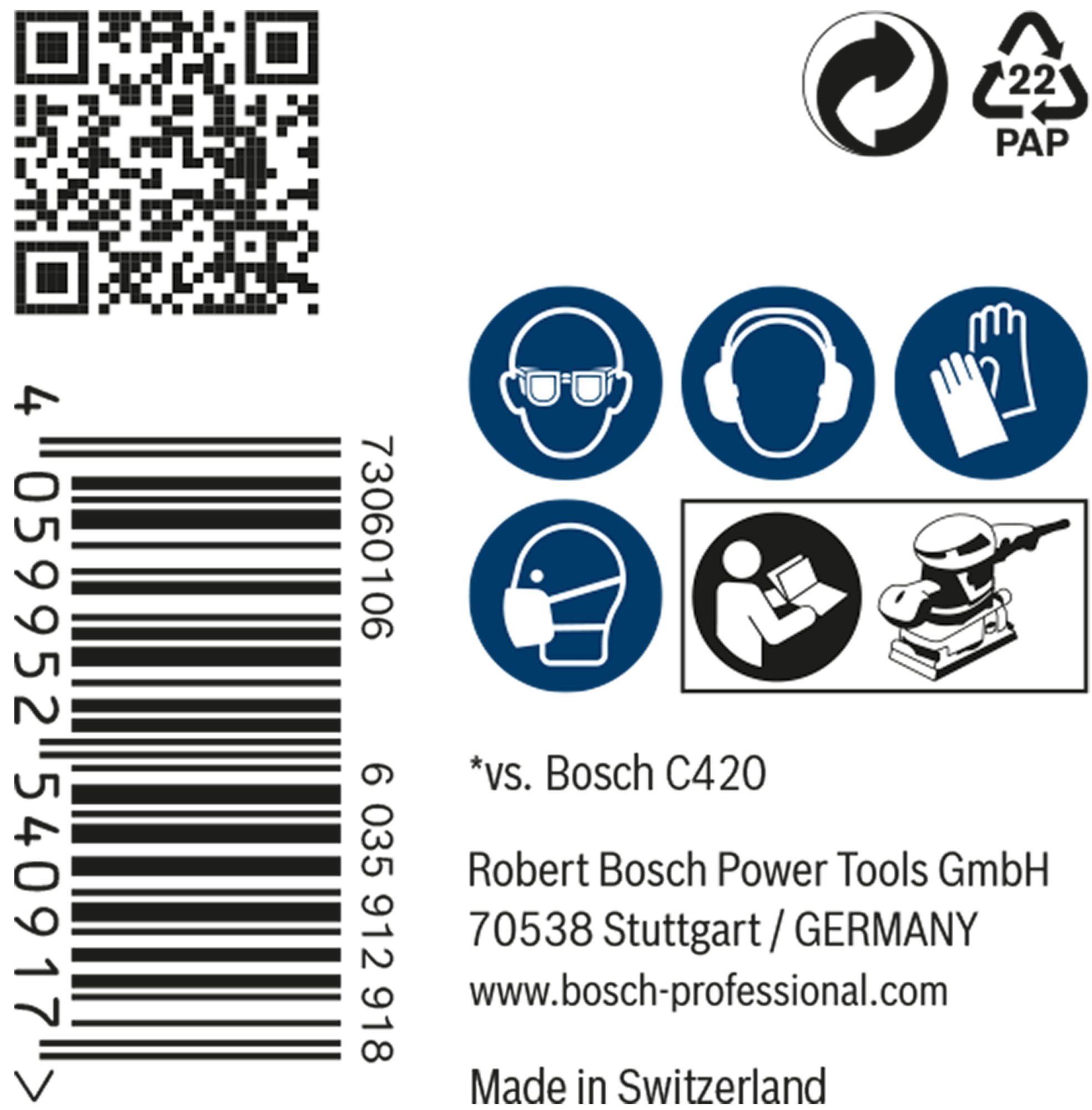 Malla de lija EXPERT M480 para lijadoras orbitales de 93 x 186 mm, G 100, 50 unidades