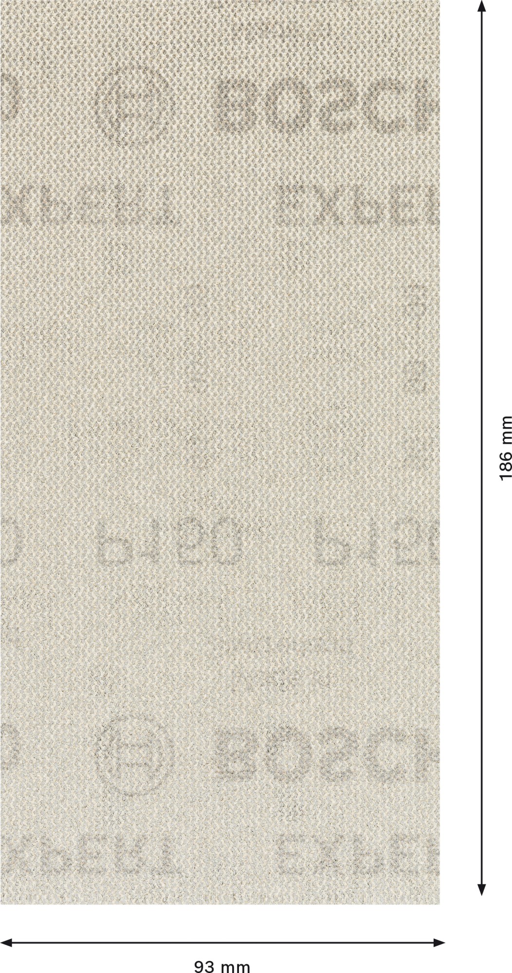 Malla de lija EXPERT M480 para lijadoras orbitales de 93 x 186 mm, G 150, 50 unidades