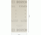 Malla de lija EXPERT M480 para lijadoras orbitales de 93 x 186 mm, G 220, 50 unidades