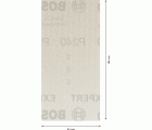 Malla de lija EXPERT M480 para lijadoras orbitales de 93 x 186 mm, G 240, 50 unidades