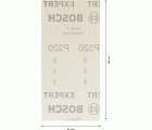 Malla de lija EXPERT M480 para lijadoras orbitales de 93 x 186 mm, G 320, 50 unidades