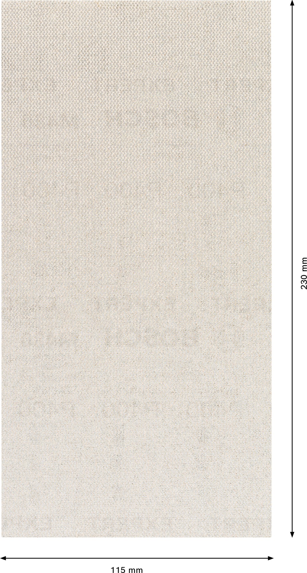 Malla de lija EXPERT M480 para lijadoras orbitales de 115 x 230 mm, G 80, 10 unidades