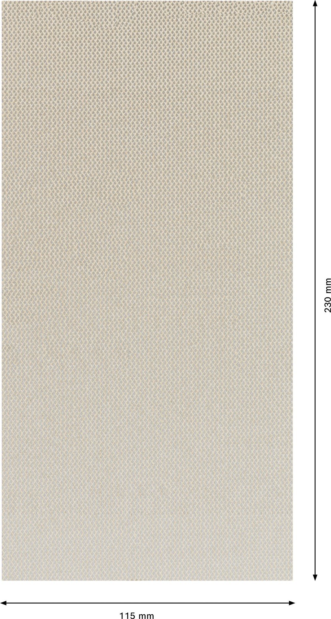 Malla de lija EXPERT M480 para lijadoras orbitales de 115 x 230 mm, G 180, 10 unidades