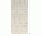 Malla de lija EXPERT M480 para lijadoras orbitales de 115 x 230 mm, G 220, 10 unidades