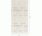 Malla de lija EXPERT M480 para lijadoras orbitales de 115 x 230 mm, G 400, 10 unidades