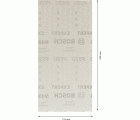 Malla de lija EXPERT M480 para lijadoras orbitales de 115 x 230 mm, G 220, 50 unidades