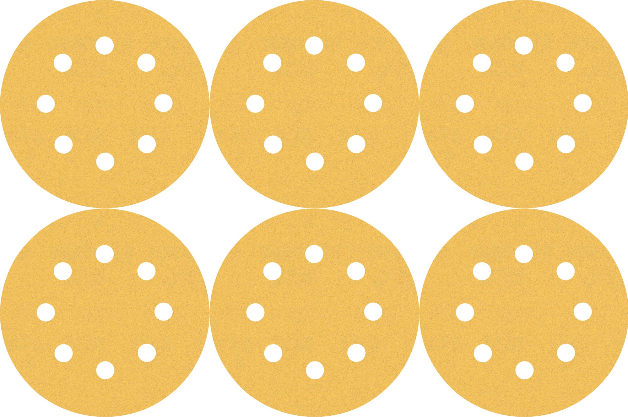 Set de papel de lija EXPERT C470 para lijadoras excéntricas de 125 mm, 8 orificios, G 60/120/240 6 unidades