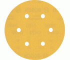 Papel de lija EXPERT C470 con 6 orificios para lijadoras excéntricas de 150 mm, G 400, 5 unidades
