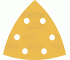 Papel de lija EXPERT C470 para lijadoras delta de 93 mm, G 400, 5 unidades