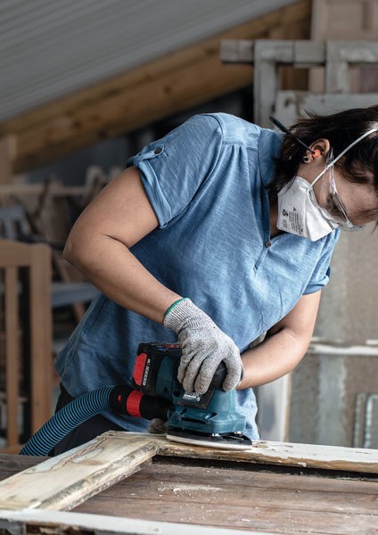 Set de papel de lija EXPERT C470 para lijadoras delta de 93 mm, G 60/120/240, 6 unidades