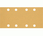 Papel de lija EXPERT C470 con 8 orificios para lijadoras orbitales 93 x 186 mm, G 60 10 unidades