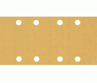 Papel de lija EXPERT C470 con 8 orificios para lijadoras orbitales 93 x 186 mm, G 180 10 unidades