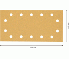 Papel de lija EXPERT C470 con 14 orificios para lijadoras orbitales 115 x 230 mm, G 60 10 unidades