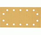 Papel de lija EXPERT C470 con 14 orificios para lijadoras orbitales 115 x 230 mm, G 180 10 unidades