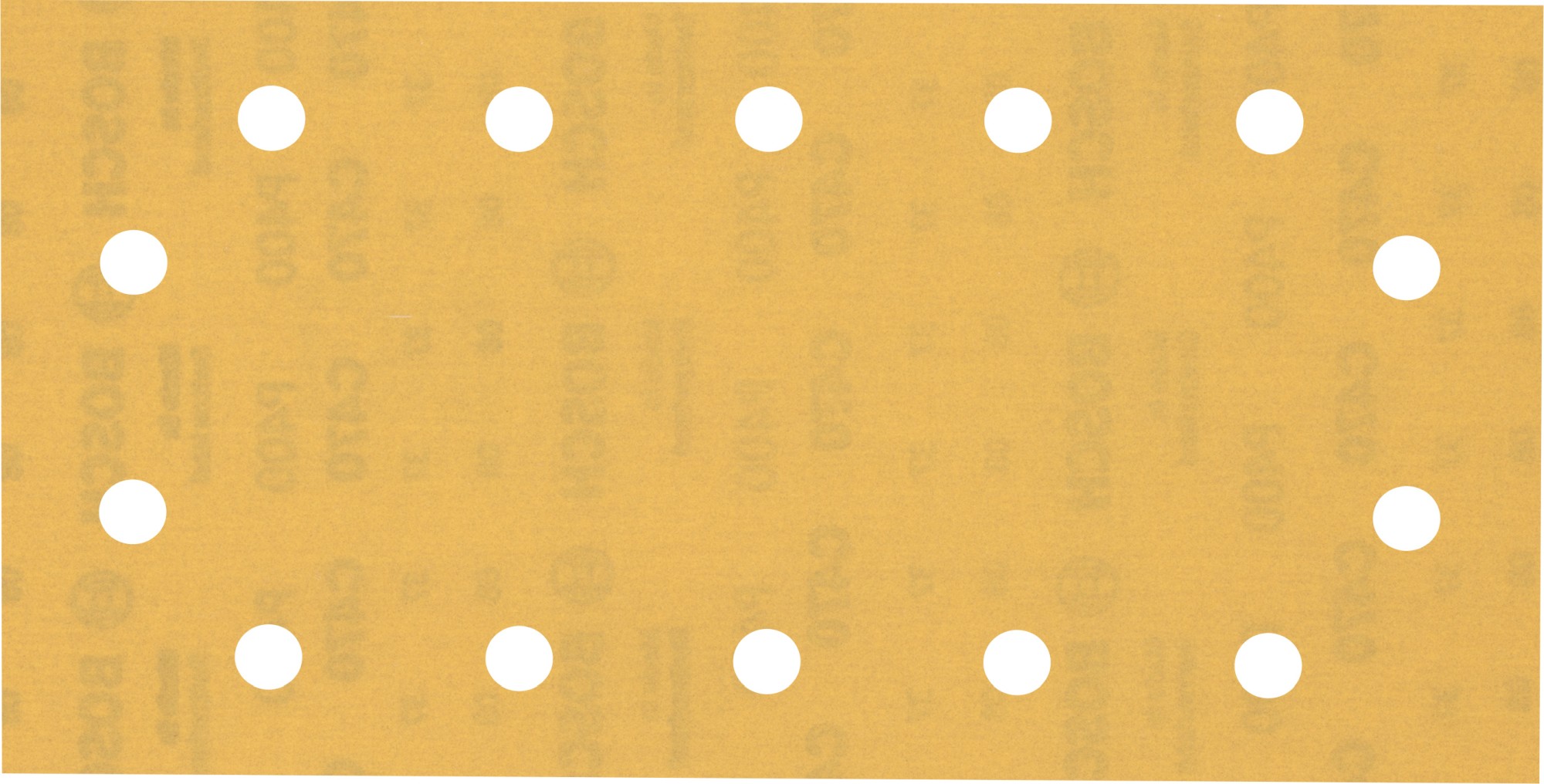 Papel de lija EXPERT C470 con 14 orificios para lijadoras orbitales 115 x 230 mm, G 400 10 unidades