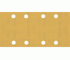 Papel de lija EXPERT C470 con 8 orificios para lijadoras orbitales 93 x 186 mm, G 320 10 unidades