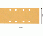Papel de lija EXPERT C470 con 8 orificios para lijadoras orbitales 93 x 230 mm, G 100 10 unidades
