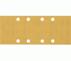 Papel de lija EXPERT C470 con 8 orificios para lijadoras orbitales 93 x 230 mm, G 320 10 unidades