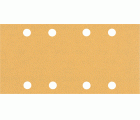 Papel de lija EXPERT C470 con 8 orificios para lijadoras orbitales 93 x 186 mm, G 100 10 unidades