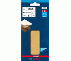 Papel de lija EXPERT C470 con 8 orificios para lijadoras orbitales 80 x 133 mm, G 60 10 unidades