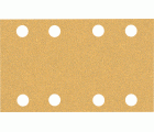 Papel de lija EXPERT C470 con 8 orificios para lijadoras orbitales 80 x 133 mm, G 60 10 unidades