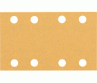 Papel de lija EXPERT C470 con 8 orificios para lijadoras orbitales 80 x 133 mm, G 100 10 unidades