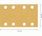 Papel de lija EXPERT C470 con 8 orificios para lijadoras orbitales 80 x 133 mm, G 180 10 unidades
