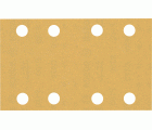 Papel de lija EXPERT C470 con 8 orificios para lijadoras orbitales 80 x 133 mm, G 180 10 unidades