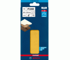 Papel de lija EXPERT C470 con 8 orificios para lijadoras orbitales 80 x 133 mm, G 240 10 unidades