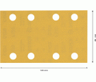 Papel de lija EXPERT C470 con 8 orificios para lijadoras orbitales 80 x 133 mm, G 320 10 unidades