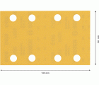 Papel de lija EXPERT C470 con 8 orificios para lijadoras orbitales 80 x 133 mm, G 400 10 unidades