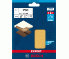 Papel de lija EXPERT C470 con 6 orificios para lijadoras orbitales 115 x 107 mm, G 80 10 unidades
