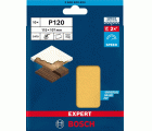 Papel de lija EXPERT C470 con 6 orificios para lijadoras orbitales 115 x 107 mm, G 120 10 unidades