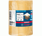 Rollo de papel de lija EXPERT C470 para lijado manual de 115 mm, 5 m, G 60