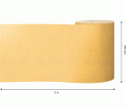 Rollo de papel de lija EXPERT C470 para lijado manual de 115 mm, 5 m, G 180